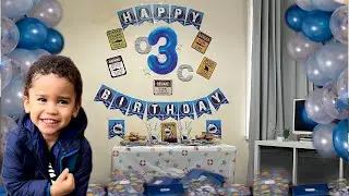 CASSIUS’S 3RD BIRTHDAY MORNING OPENING PRESENTS! ** SURPRISE APPLE HAUL FOR A 3 YEAR OLD!**