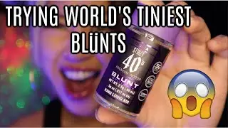 Trying World's TINIEST Blünts | Stiiizy 40s | Kimmy Tan