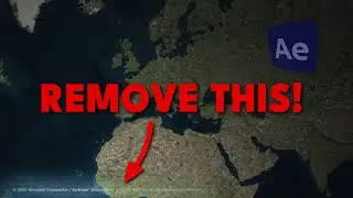 Remove GeoLayers Attribution Watermark After Effects Tutorial