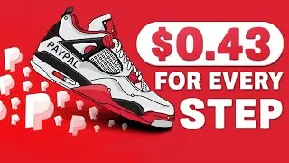Walk to EARN $100 for Every 100 STEPS - Make Money Online
