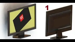 SolidWorks Tutorial #24: 32'  Flat TV Modelling (+assembly), part1/3