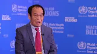 Dr Myint Htwe, Minister of Health Myanmar on malaria control