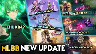 ZHUXIN NEXT PROJECT ? | MAY & JUNE STARLIGHT | KADITA CREATE | EXORCIST SKIN TEST - MLBB 