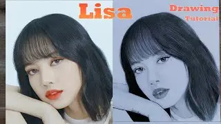 Drawing Blakepink Lisa | Easy Step by Step Tutorial for beginners