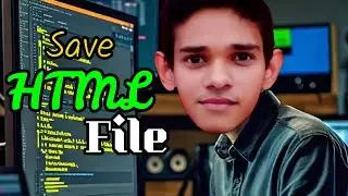 How To Save Your Html File | divshtech  #html #htm