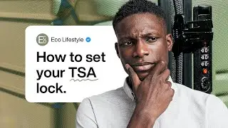How to Set the TSA Lock on a Suitcase | Learn with Eco Lifestyle