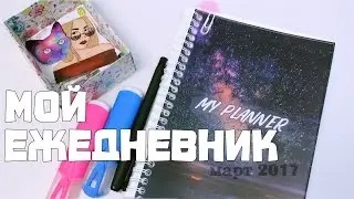 МОЙ ЕЖЕДНЕВНИК МАРТ 2017! | Как я веду ежедневник