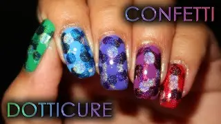 Confetti Dotticure Skittles | DIY Nail Art Tutorial | MSLP