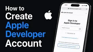 How to Sign In Apple Developer Account | How to Create Apple Developer Account