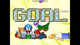 mugen-Homer and Super Better Mario vs Peter and Sonic Mania