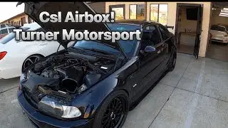 e46 m3 csl airbox install turner motorsports alpha n tune
