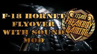 ARMA 3 F-18 HORNET WITH REWORK SOUND MOD (EAR PORN)