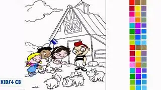 Little Einsteins Farm Coloring Pages with Classical Music