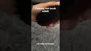 ASMR cleaning hair brush (preview)