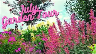 July 2022 Garden Tour With Plant Names | Mid Summer Blooms In Zone 7