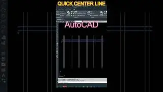 Quickly make center line in AutoCAD