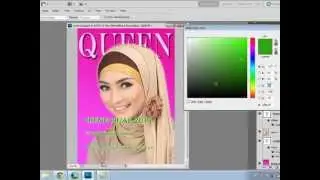 Membuat cover majalah