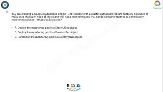 Q30. You are creating a Google Kubernetes Engine (GKE) cluster with a cluster autoscaler feature