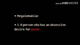 Megalomaniac/прошу прочитайте описание