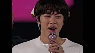 Jin was so happy