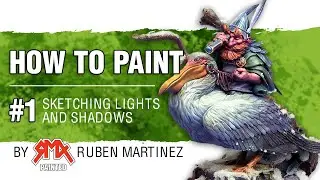 How to sketch lights and shadows [Longspan & Kitti Painting tutorial #1] By Ruben Martinez RMA