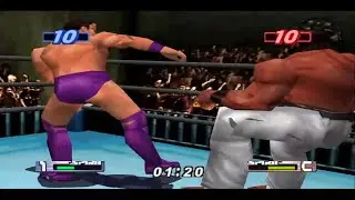 Nobuhiko Takada vs. Willie Williams - Shoot-Style (Virtual Pro Wrestling 2 N64)