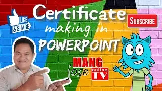 Certificate Making in Powerpoint