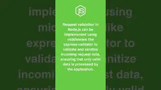 Handling Request Validation in Node.js
