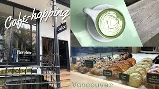 cafe hopping in vancouver ☕️ gastown + yaletown (latte, matcha, croissants) 🥐