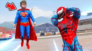ولد سوبرمان يدمر سبايدرمان😱🔥!! | فلم قراند