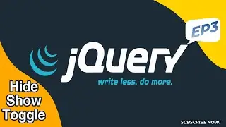 3 - JQuery (hide/show/Toggle) | (بالعربية) جي كويري