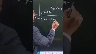 Equation of Straight line passing through one point class 11 maths