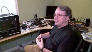 Linus Torvalds Home Office