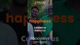 Exeliq's Food Drive at Indirapuram, Ghaziabad. #BeatTheHunger