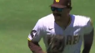 Outfielder Dekes Base Runner With Fake Catch