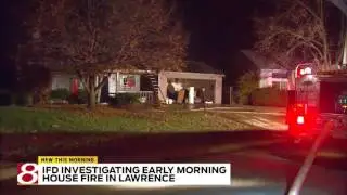 LIVE BREAKING: House fire in Lawrence
