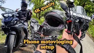 phone se motovloging start kar di // my motovlog setup only 500 #offroad #motovlog