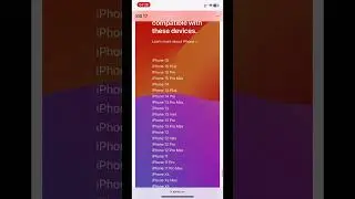 ios 17 compatible devices 