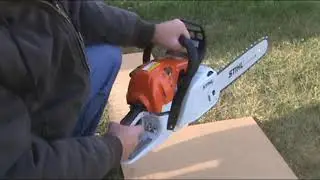 Stihl MS251C Chainsaw First Startup