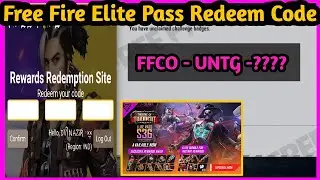 Free Fire New ELITE PASS Redeem Codes - Free Fire 01 May Redeem Codes - Free Fire Redeem Codes