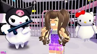 ESCAPE DA PRISÃO DA KUROMI 🎀 KOROMI BARRY'S PRISON RUN! ROBLOX