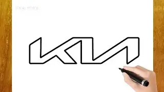 HOQ TO DRAW KIA LOGO
