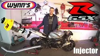 Gsx-r 600 K6 промывка инжектора/injector cleaning