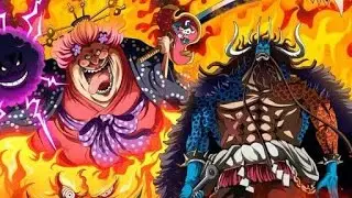 ONE PIECE BIG MOM & KAIDO COMBINED ATTACK (CONQUEST OF THE SEA) vs LUFFY ZORRO KID KILLER LAW