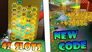 *42Hive slots* & New OP Code!!! - Roblox Bee swarm simulator