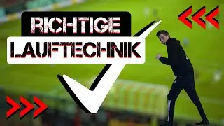 Die richtige Lauftechnik als Fußballer! ⚽️🔥