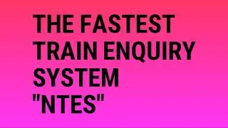India's best train enquiry system !🤔