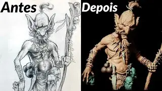 Como transformei meu desenho em escultura | Descubra seu Talento EP 7 | ARCÁDIA 3D