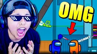 AMONG US PERO EN GEOMETRY DASH 😱😡 | JUGAMOS NIVELES DE AMONG US PERO EN GEOMETRY DASH | Pathofail