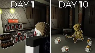 I ATTEMPTED to Survive 30 Days inside an UNDERGROUND BUNKER...(Roblox Radiant Resident)